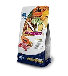 N&D Tropical Selection Serisi Düşük Tahıllı, Tropikal Meyveli & Kuzu Etli Kısırlaştırılmış Kedi Maması (1,5 kg)