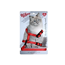 Natura Yetişkin Kedi Bel Tasması – Kırmızı