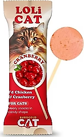 Lolicat Tavuklu ve Kızılcıklı 1.5 gr Kedi Lolipopu
