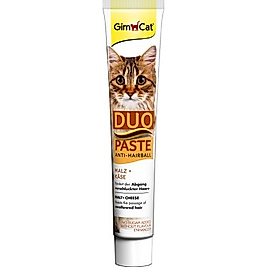 GimCat Anti-Hairball Duo Paste Peynir+Malt 50gr