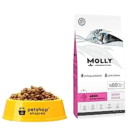 Molly Somon ve Karidesli Açık Yetişkin Kedi Maması