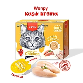 Wanpy Tavuklu Kaşıklı Kedi Ödül Kreması 16 gr 1 Adet