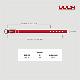 Köpek Boyun Tasması Dokuma Soft SİYAH 40 Cm 1,5 X 24 - 32
