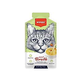 Wanpy Bal Kabağı, Havuç & Tavuk Eti Çorbası (50 g)