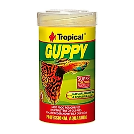 Tropical Guppy 100ml 20gr Lepistes İçin Pul Yem