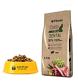 Fitmin Purity Dental Taze Kuzu Etli Yetişkin Açık  Kedi Maması