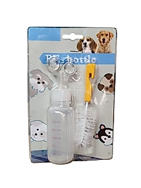 Tnap Yavru Kedi ve Köpek Orta Boy Biberon Seti (60 ml)