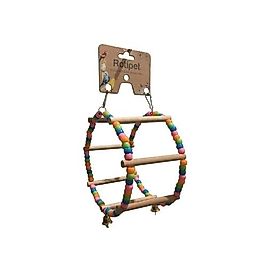 Rotipet Boncuklu Zilli İkili Halka (9x18x20cm)