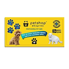Kedi & Köpek Göz ve Kulak Temizleme Mendili