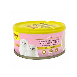 Me-O Delite Keçi Sütlü Tavuklu Tahılsız Ezme Yavru Kedi Konservesi 80gr