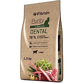 Fitmin Purity Dental Taze Kuzu Etli Yetişkin Kedi Maması 1,5 kg