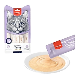 Wanpy Tuna Balıklı Yengeçli Kedi Ödül Pudingi 5x14 gr