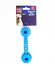 Playfull Dumbell Şeklinde Tırtıklı Köpek Oyuncağı Diş Kaşıma 12x3,5 Cm